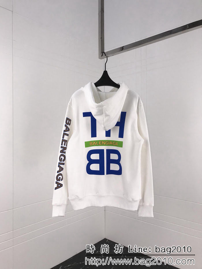 BALENCIAGA巴黎世家 18ss秋冬新款 大字母印花衛衣 情侶款 ydi1138